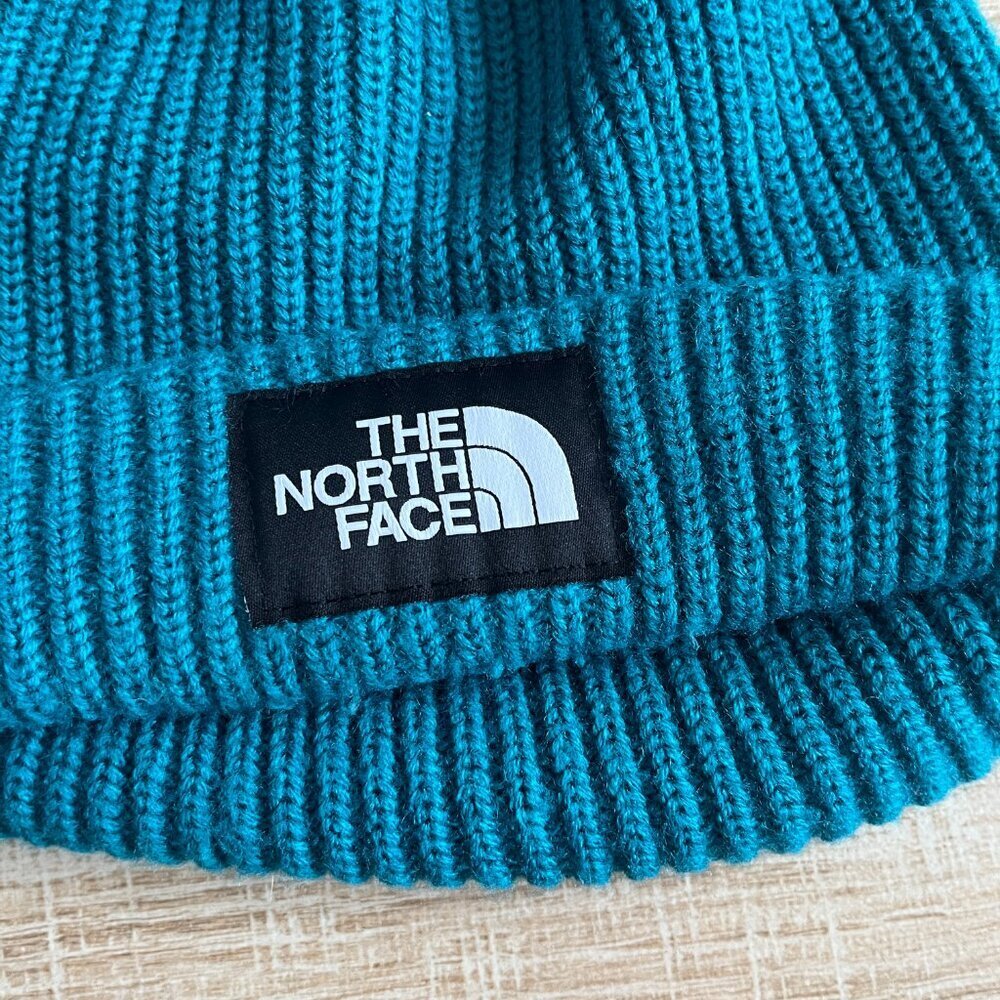 Unisex The North Face Blue Knit Beanie - OS - Picture 2 of 4